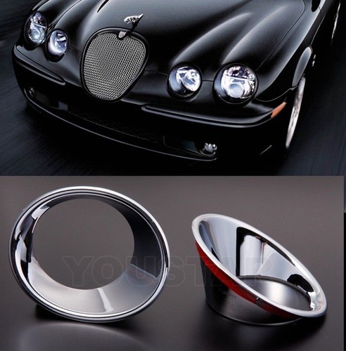 Stock chrome round fog - x2,