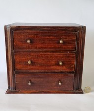 1930's Miniature Wooden Chest