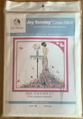 Pre printed cross stitch kit - pre-printed,