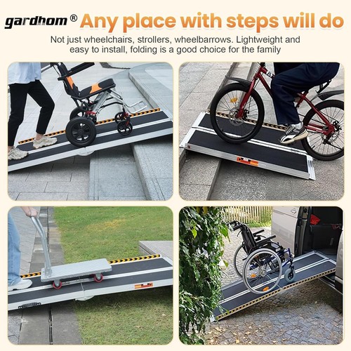 Gardhom wheelchair ramp 7ft - gardhom,