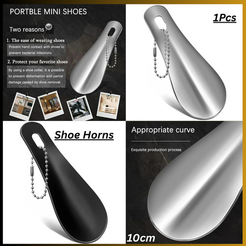 Stainless steel shoe horn mini - stainless,
