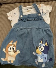Bluey Dress And t-shirt 3-4