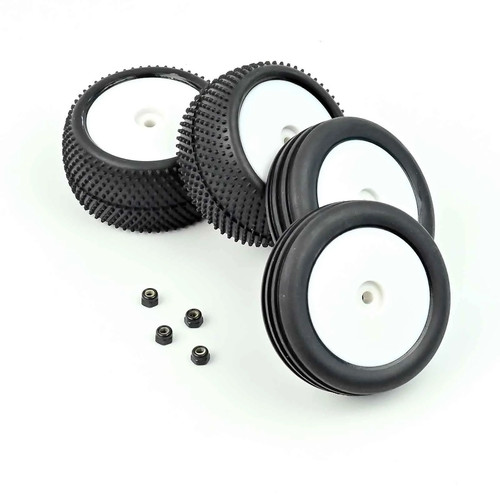Losi mini tyres wheels - losi, set