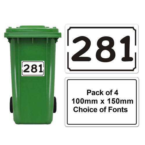 Personalised wheelie bin - personalised,