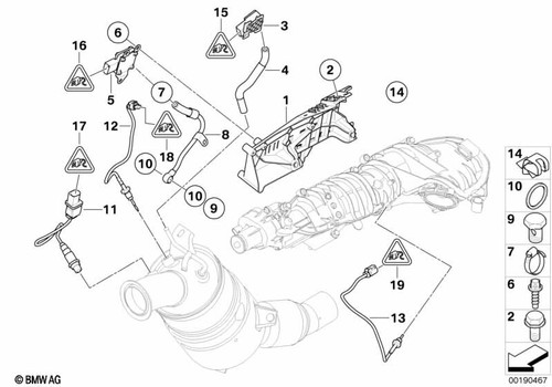 Bmw genuine exhaust - bmw, pressure
