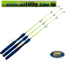 3 x 80cm Lineaeffe Ice Sea Fishing Rods Travel Rods Kayak Spinning Boat Rod