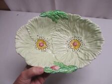 VINTAGE CARLTON WARE YELLOW DOUBLE POPPY ANEMONE OVAL VEGETABLE BOWL