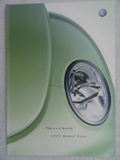 VW Beetle brochure 2002 -1.6. 1.8 Turbo, 2.0, 2.3 V5. 66 pages.Spec/Colours/Trim