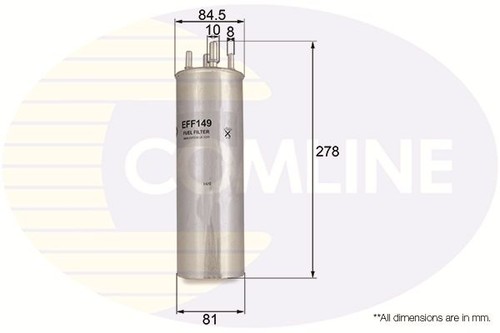 Comline fuel filter element - filter,