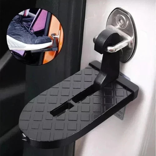 Folding car door latch - folding, hook