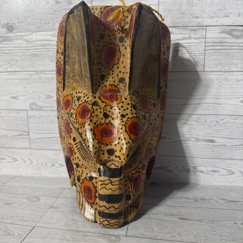 Hand carved wooden jaguar - hand,