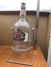 Whisky gallon bottle (empty) with stand /cradle/ 4.5l CHIVAS REGAL