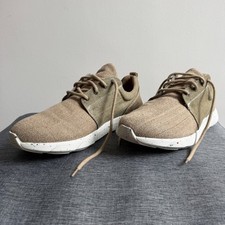 Waterproof Hemp Shoes DopeKicks 8000kicks Sneakers Trainers Vegan Beige UK 10