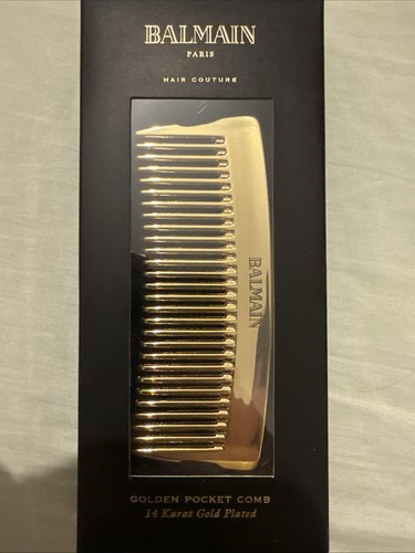 Balmain 14k gold plated pocket - gold,