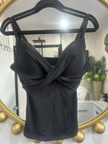 Black tankini top 34 d - tankini,