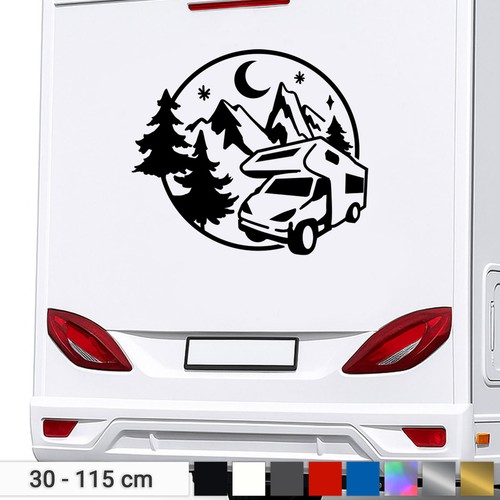 Motorhome sticker caravan bus - motorhome,