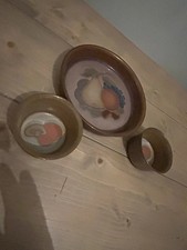 Set Of Three Denby Orchard