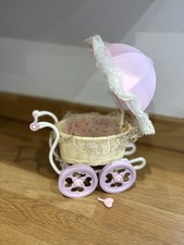 My Little Pony G1 Baby Buggy, ruffles, bottle, rattle, Brush , pillow, blanket