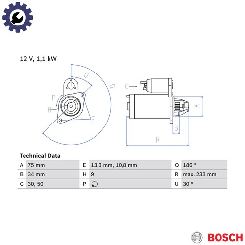Starter 986 025 - starter, 610