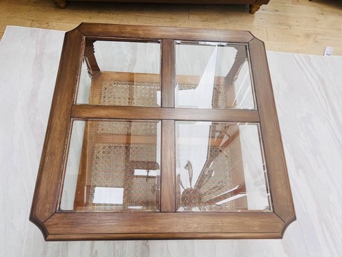 Vintage large square coffee - square,