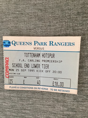 Ticket queens park - queens, rangers