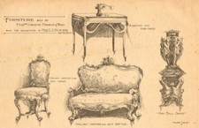 Christie Manson Wood furniture auction gilt pier table Italian chair settee 1898