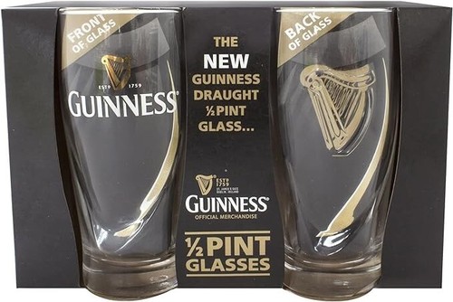 Guinness set 2 glasses - set,