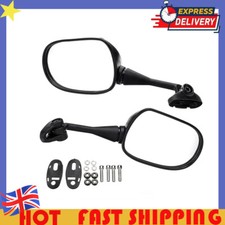 For 2x Motorcycle Rearview Side Mirrors Suzuki Honda CBR 600RR 1000RR 125R 250R