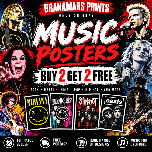 Music posters rock metal - posters, indie