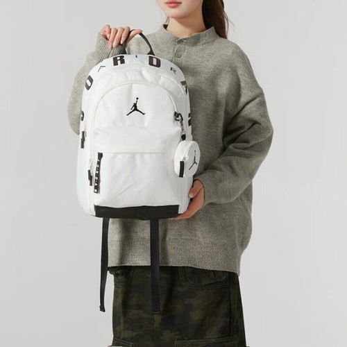 White backpack detachable mini - white,