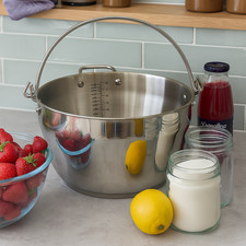 Maslin Jam Pan With Lid  8.5