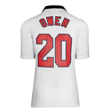 Michael Owen Signed England 1998-99 Home Football Shirt COA