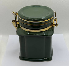 Green Ceramic Storage Canister