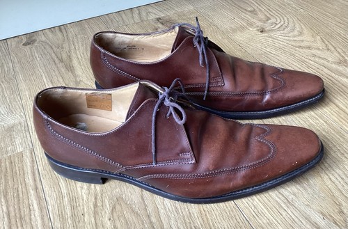 Loake tan brown leather - brown,
