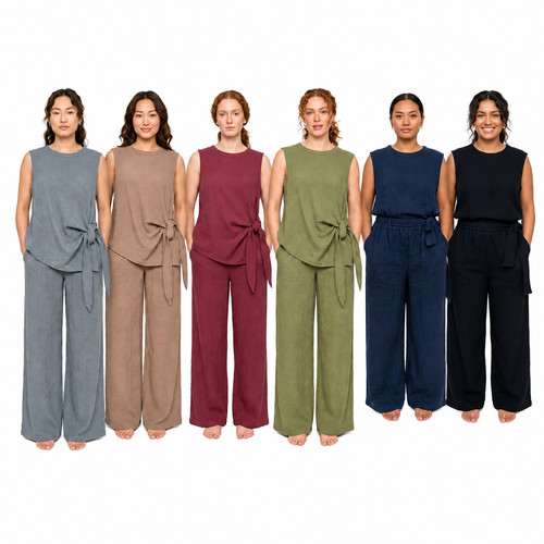 Ladies cheesecloth ord - ladies, tie