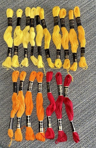 Dmc strand cotton embroidery - 6,