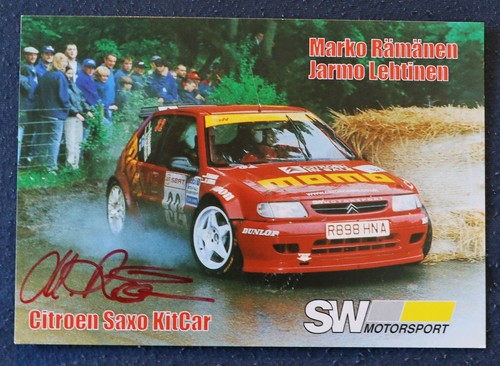Marko rämänen signed rally - rämänen,