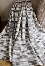 FABULOUS NEXT HEAVY QUALITY MONOCHROME  TEXTURED/ CHENILLE CURTAINS 