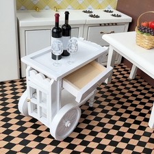1/12 Bar Serving Cart Mini Bar