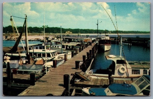 Postcard gulfport c1950s - gulfport, ms