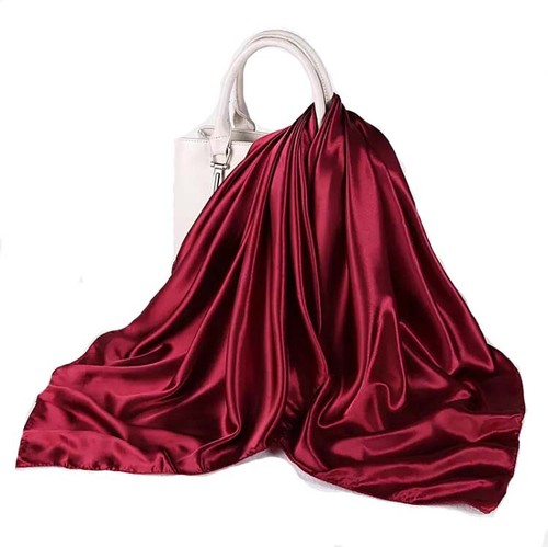 New satin solid plain silk - new,
