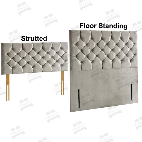 Headboard plush fabric padded - headboard,
