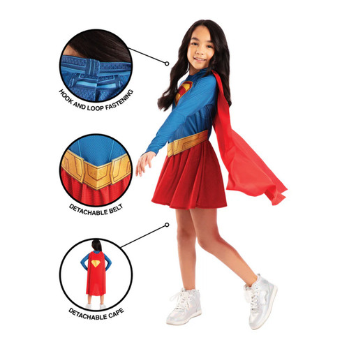 Supergirl fancy dress costume - supergirl,