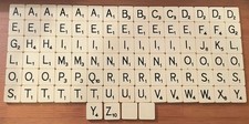 94 x Original Plastic Scrabble