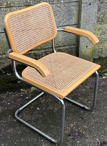 Superb retro chrome and cane - superb,