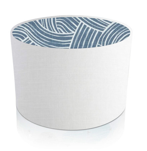 Leanne white with denim - white,