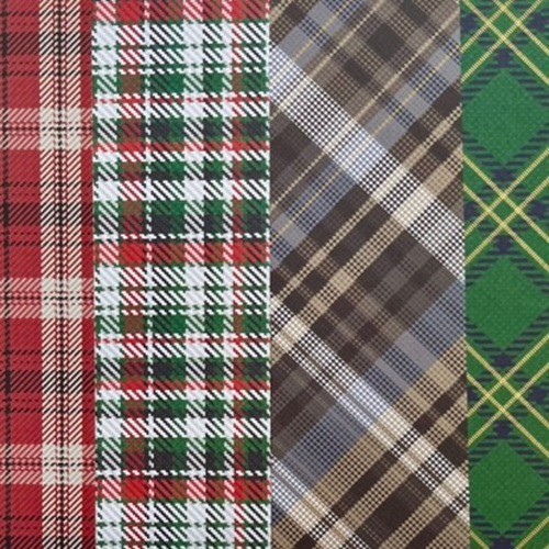 Christmas plaid tartan papers - christmas,