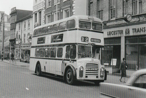 Leicester leyland bus 247ajf - leicester,