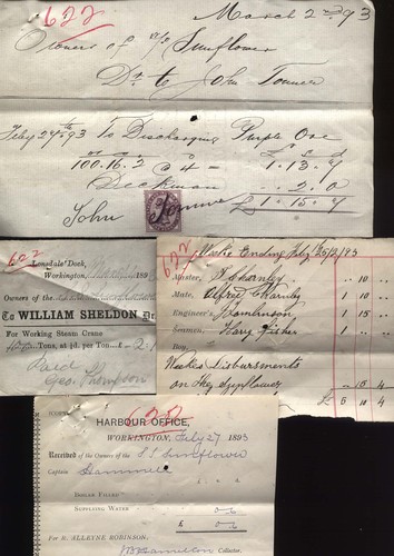 1893 workington sunflower - 1893, workington-s.s.sunflower