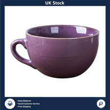 Cute Purple Ceramic Giant Soup
